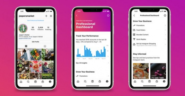Instagram Profesyonel Pano özelliğini kullanıcılarına sundu