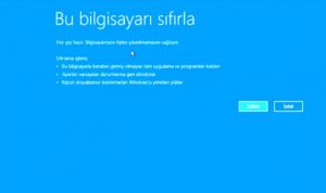 Windows 10 format atma süresi