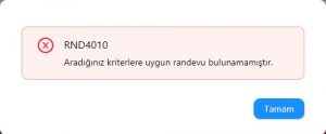 RND4010 hatası çözümü