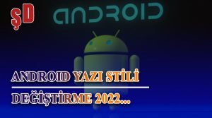 Android yazı stili değiştirme