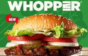 Burger King whopper fiyatları 2022