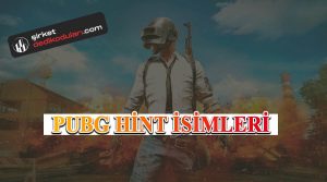 PUBG hintçe isimler