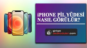 iPhone pil yüzdesi gösterme 2022